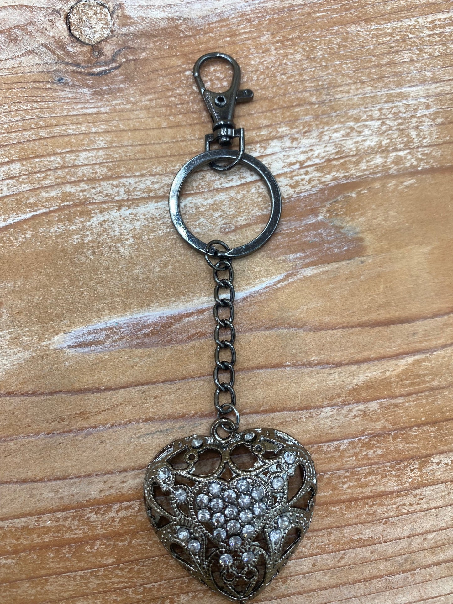 Heart Charm Keychain