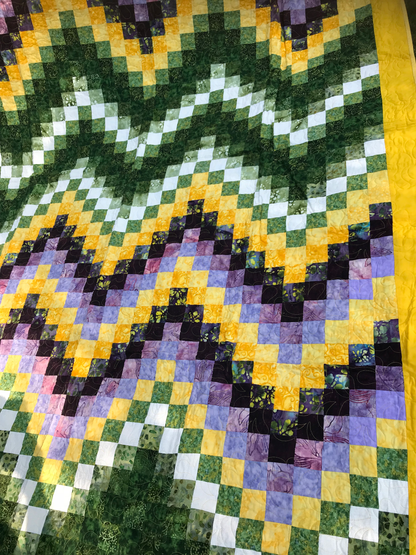 "Life Changes" - Bargello Quilt