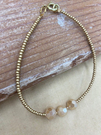 Three-Bead Bracelet