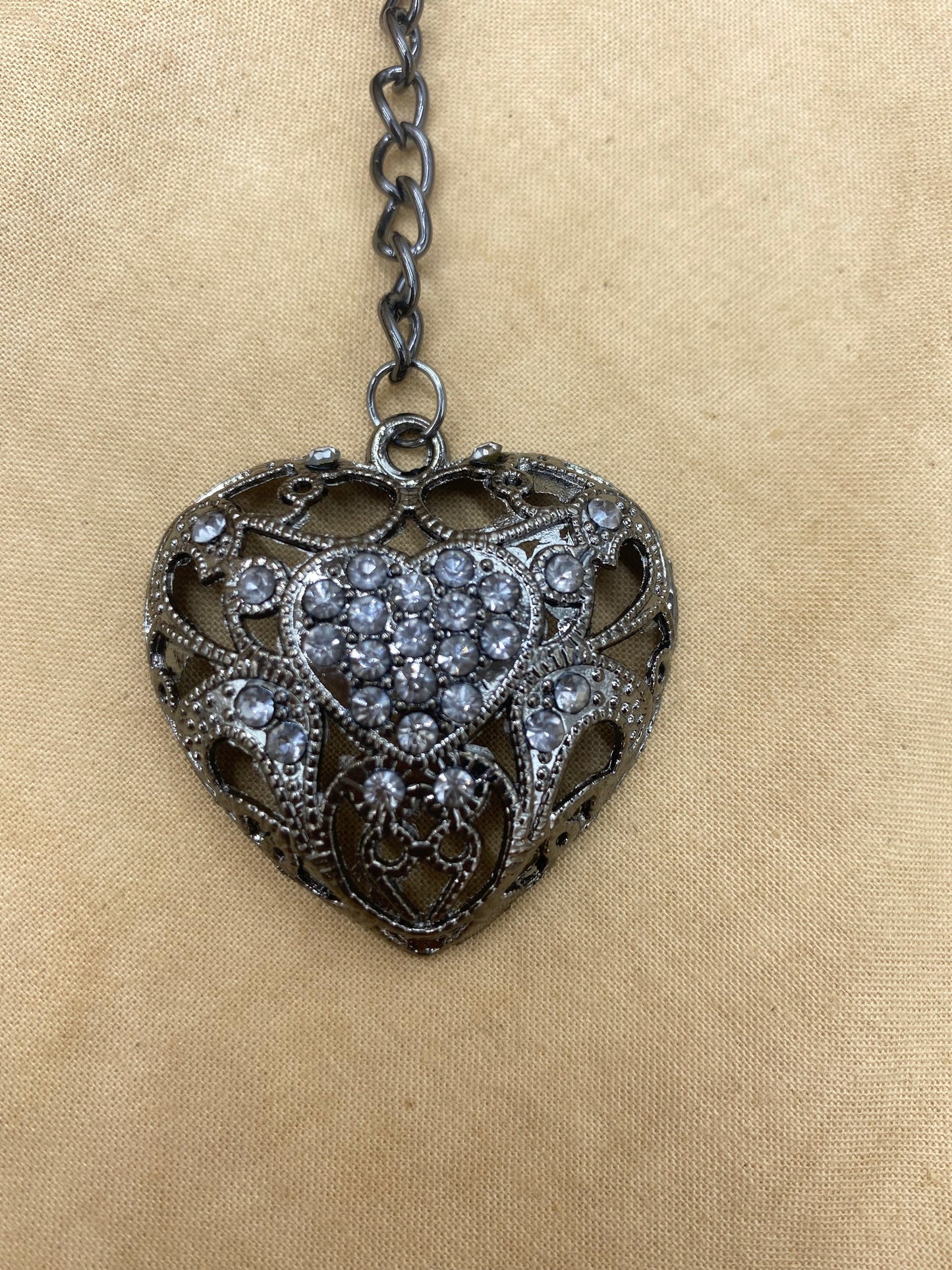 Heart Charm Keychain