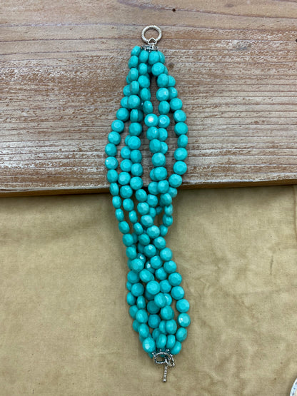 Blue Bead Bracelet