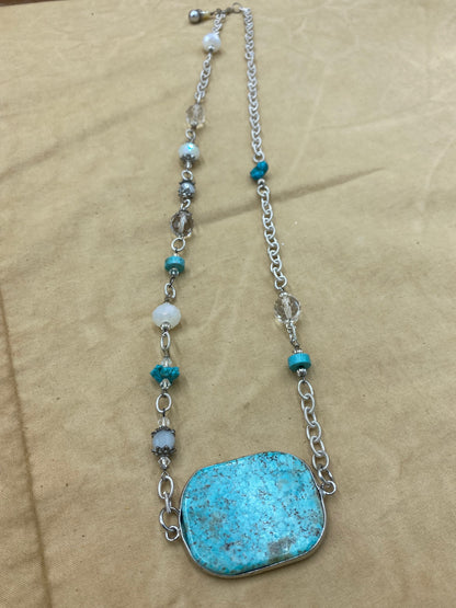 Turqouise Medallion Necklace