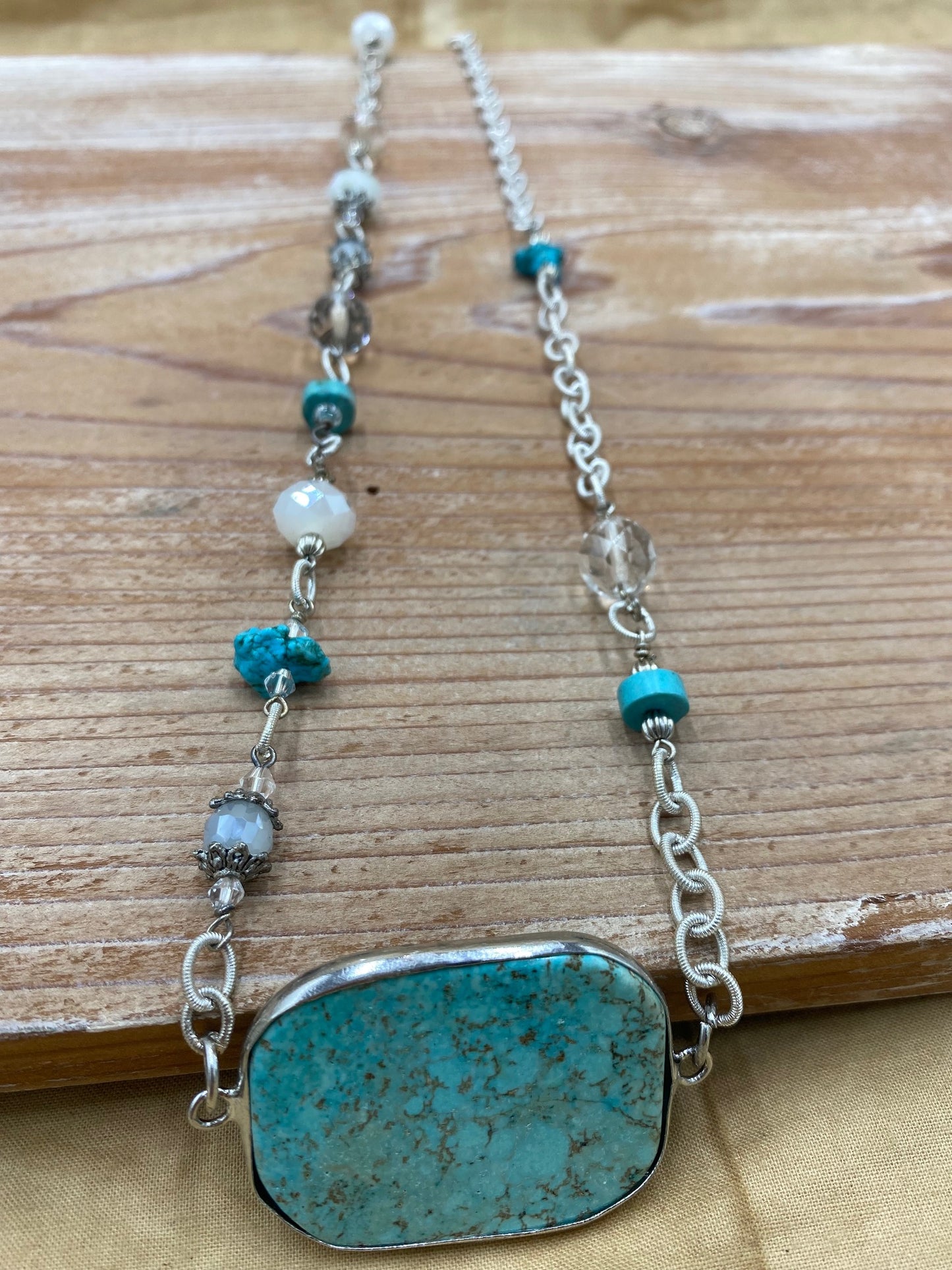 Turqouise Medallion Necklace