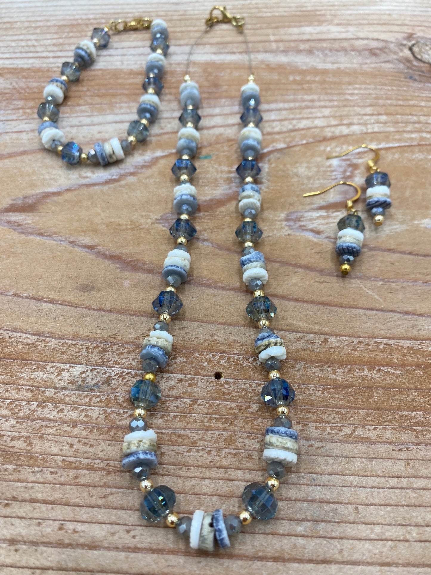 Seaside Breeze - Necklace, Bracelet, and Earring Set