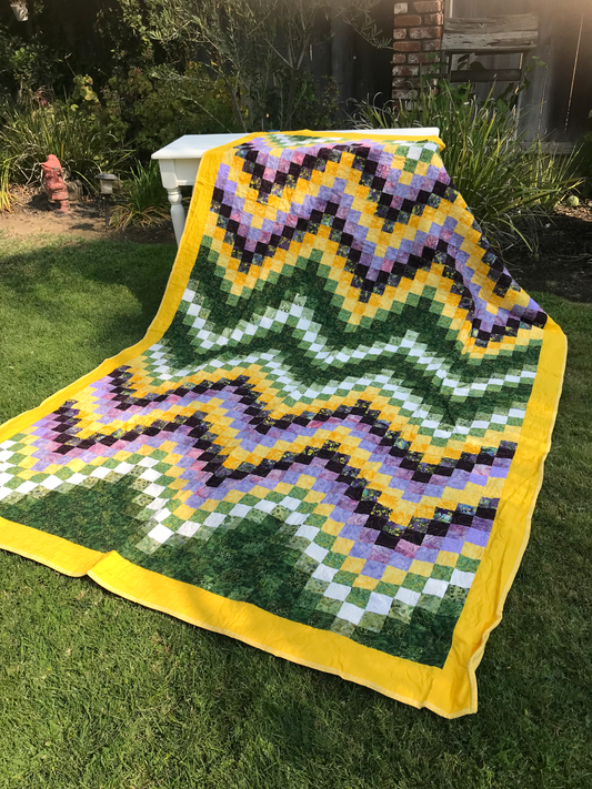 "Life Changes" - Bargello Quilt