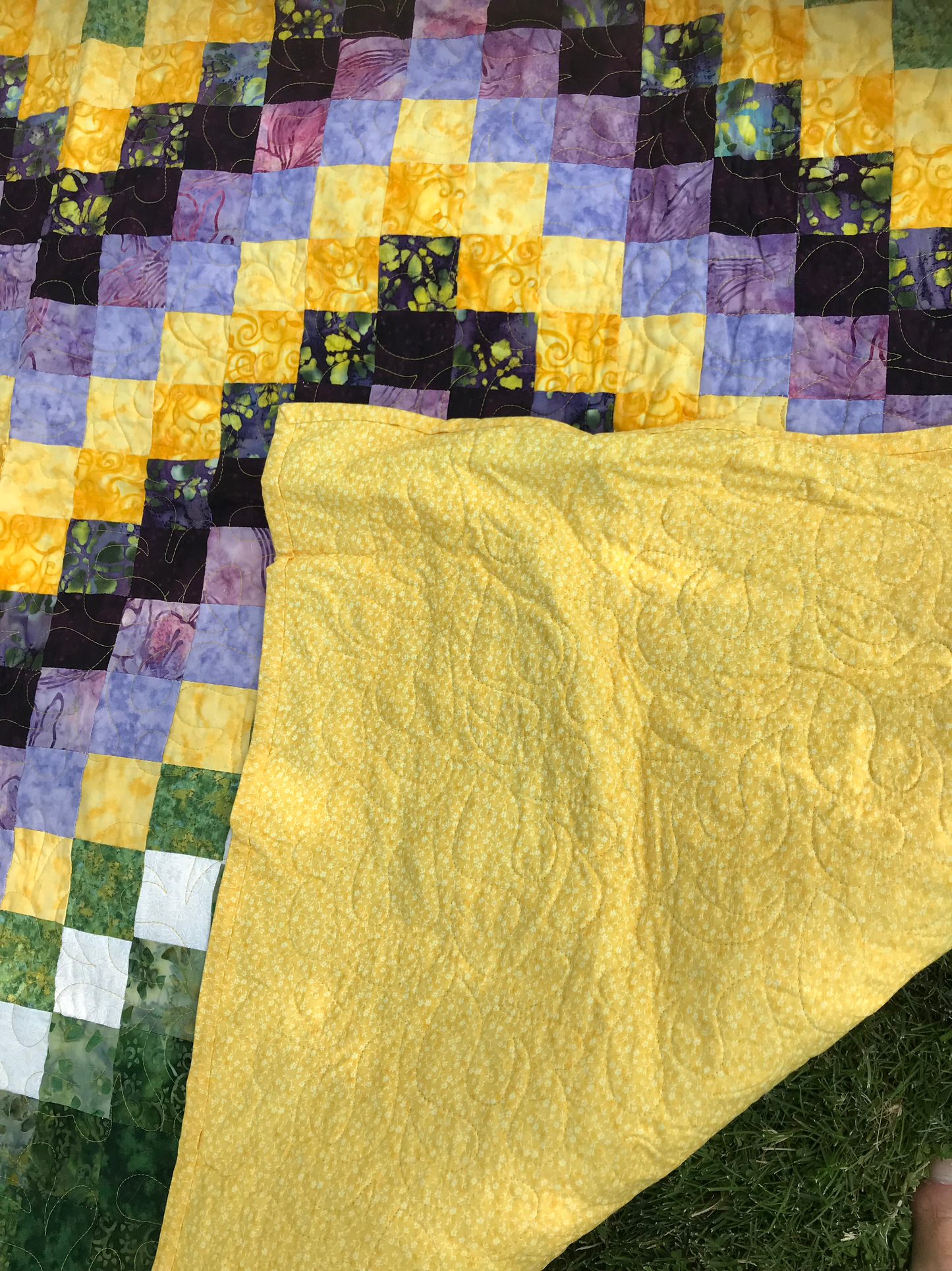 "Life Changes" - Bargello Quilt