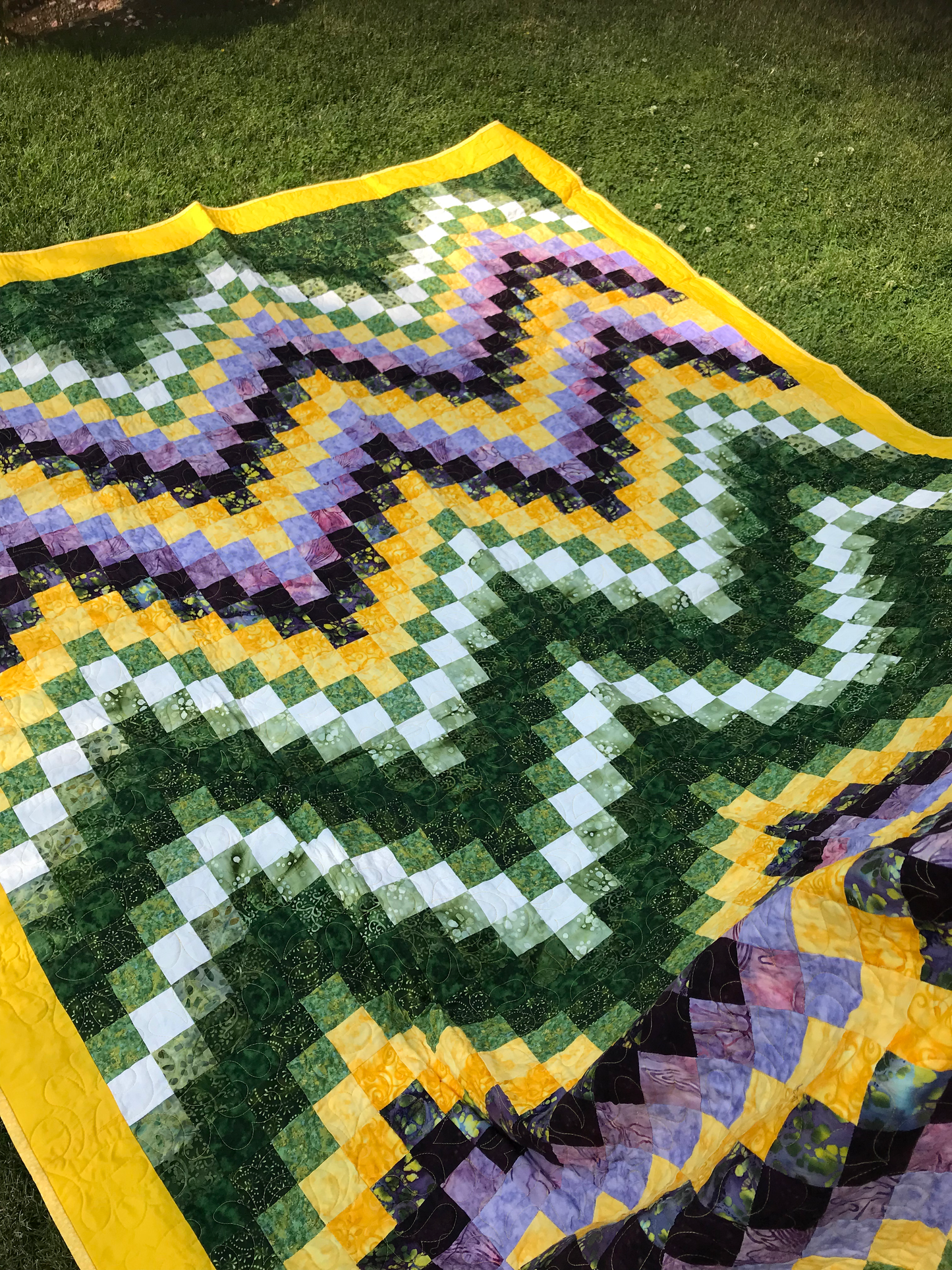 "Life Changes" - Bargello Quilt