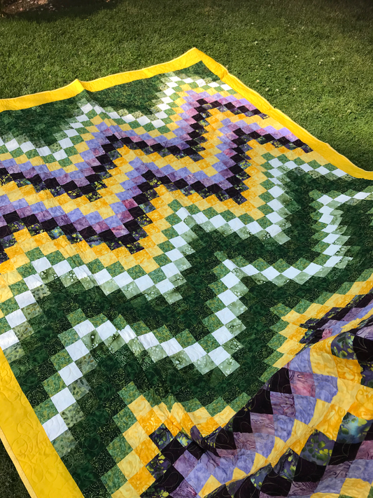 "Life Changes" - Bargello Quilt
